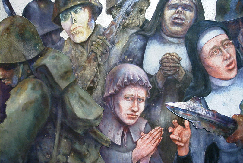 Detail, left-center section