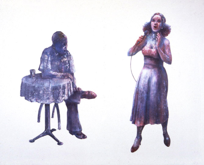 Man Watching Singer